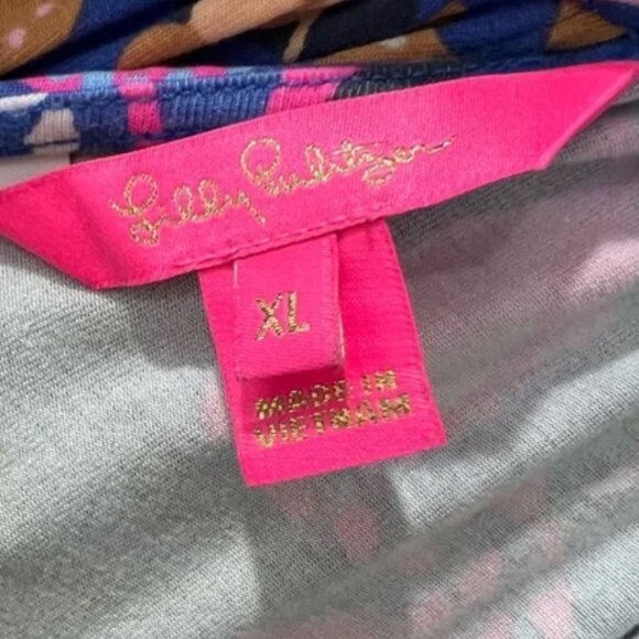 NWT Lilly Pulitzer Wyota Jumpsuit Borealis Blue XL - Picture 8 of 8